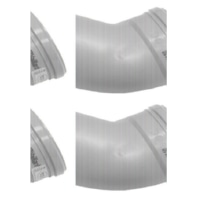 Single-walled flue gas attachment, 2 0020042766 (quantity: 2)