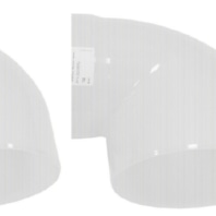 Single-walled flue gas attachment, 2 0020095552