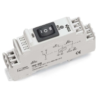 Schaltrelais-Baustein 24VDC,1W Hand 789-329
