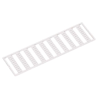 Label for terminal block 5mm white 793-5610