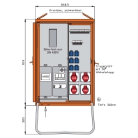 Anschlussverteilerschrank 44kVA m.Zhlerplatz WAV0135R1