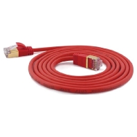 SSTP-Patchkabel Cat.6A rt 0,5m Steck. 4mm 7158 rt 0,5m