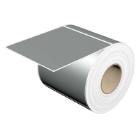 Gertemarkierer, Etikett 100x90mm silber THM MT30X 100/90 SI