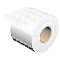Ger�temarkierer, Etikett 12x18mm wei� THM WO VIN 12/18 WS