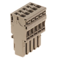Stecker Zugfederanschluss,4mm ZP 4/1AN/5