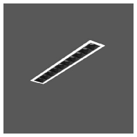 LED-Deckeneinbauleuchte 940, wei� 641328.002.2