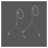 Suspension cable for luminaires 982642.000