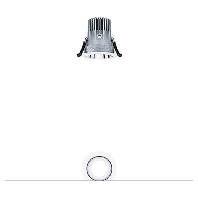 LED-Downlight R68 10W 827 FL-AL WH PANOS EVO 60815035