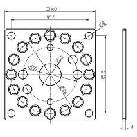 Antriebslager f.Antriebe m.Handk. 4010-10