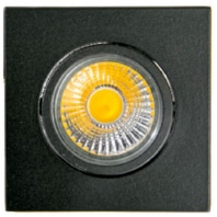 LED-Deckeneinbaustrahler A 5068Q T sw-ma. 8W BIO 940 38 dim 1869005313