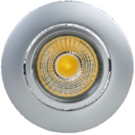 LED-Deckeneinbaustrahler A 5068 T Flat chrom-matt 8W 940 38 dim 1856860113