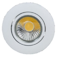 LED-Deckeneinbaustrahler A 5068 T Flat weiss-matt 8W 927 38 dim 1856861033