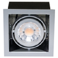 LED-Deckeneinbaustrahler Mini Kardan E1 7W 38 ww 600lm titan, 1740071013 - Aktionsartikel