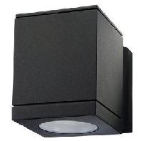 Wandleuchte Echo schwarz 1x35W GU10 230V, 614680 - Aktionsartikel