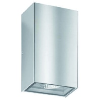 LED-Wandleuchte LB23 2x6W Edelstahl 912lm 3000K