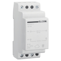 Safety transformer 230V/12V 18VA 2PLE, RED021Y - Promotional item