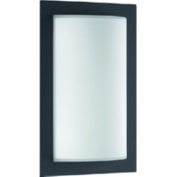 Wandleuchte LB23 Edelstahl graphit E27 max.13W BM