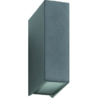 LED-Wandleuchte LB23 2x4W alu-Druckguss graphit 710lm 3000K