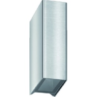 LED-Wandleuchte LB23 2x4W Edelstahl 710lm 3000K