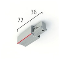 End feed LB23 protective conductor right silver