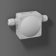 Junction box 85x85 for CBU-ASD control unit 982391.009