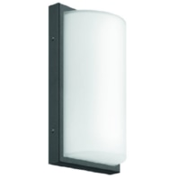 Wandleuchte LB23 anthrazit IP44 1xE27
