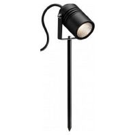 LED ground spike spotlight LB22 alu black 6W 806lm 3000K IP65, 5018 - Promotional item