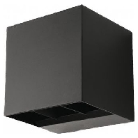LED-Wandleuchte Artes 8W 340m 2700K schwarz, 641706 - Aktionsartikel