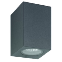 Wandleuchte LB23 max. 7W GU10 IP54 Alu Druckguss graphit