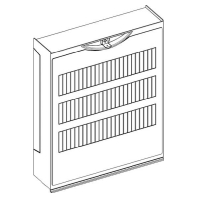 Cover for distribution board 300x250mm ZAG12N