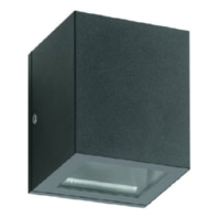 Wandleuchte LB23 1x G9 33W Graphit 100x90x90mm