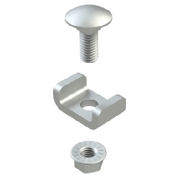 Gitterrinnenverbinder 6mm, Edelstahl MTSCO 6 E3