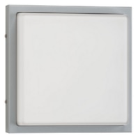 LED-Wandleuchte LB23 1x12W 1200lm 3000K Hellgrau