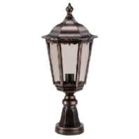 Floor lamp LB23 cast aluminum black-copper E27 IP43