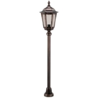 Floor lamp LB23 cast aluminum black-copper E27 IP43