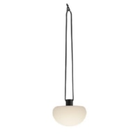 LED battery-powered pendant light LB23 Sponge White
