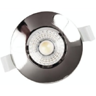 LED-Deckeneinbaustrahler LB23 EDOS 9W 920lm 3000K 40� Chrom