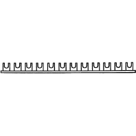 Phase busbar 1-p 16mm 1007mm SZ-KS 18/56N