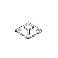 Befestigungssockel 7,6mm natur TC 347A