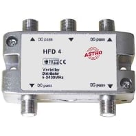 Tap-off and distributor 4 output(s) HFD 4