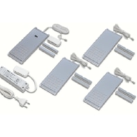 4er-Set LED-Unterb.leuchte 7,5W ww alu m.IR-Sch 61055140207