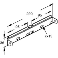 Longitudinal joint for cable support GRVS 4