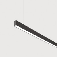 LED-Pendelleuchte 3000K, schwarz LGXOBE-830M-L1475-A