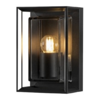 Wandleuchte 1x E27, schwarz