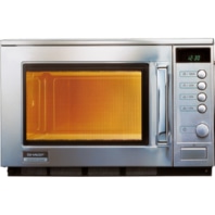 Gastro-Mikrowelle 20l 500W, edelstahl R22AM