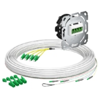 LC-Quad Optic data outlet white 4250026