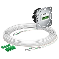 LC-Quad Optic data outlet white 4250031