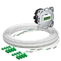 LC-Quad Optic data outlet white 4250038