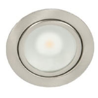 LED furniture recessed light, warm white, nickel-plated 1850208409