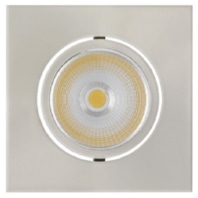 LED downlight 3000K 350mA brushed nickel, 1856776923